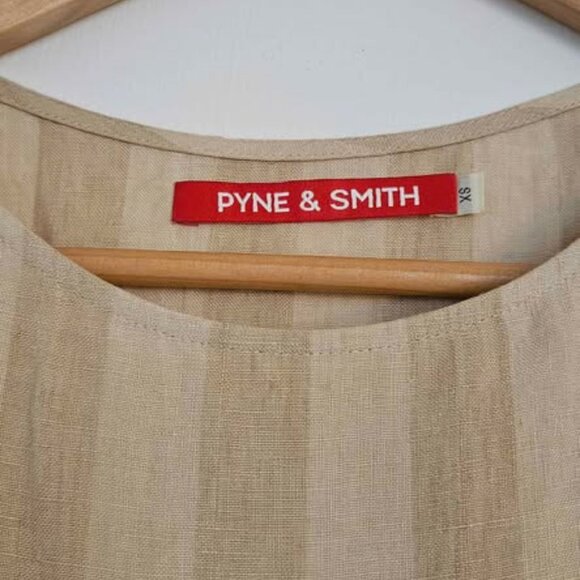 Pyne & Smith Linen Midi Sleeveless Dress - Picture 4 of 5